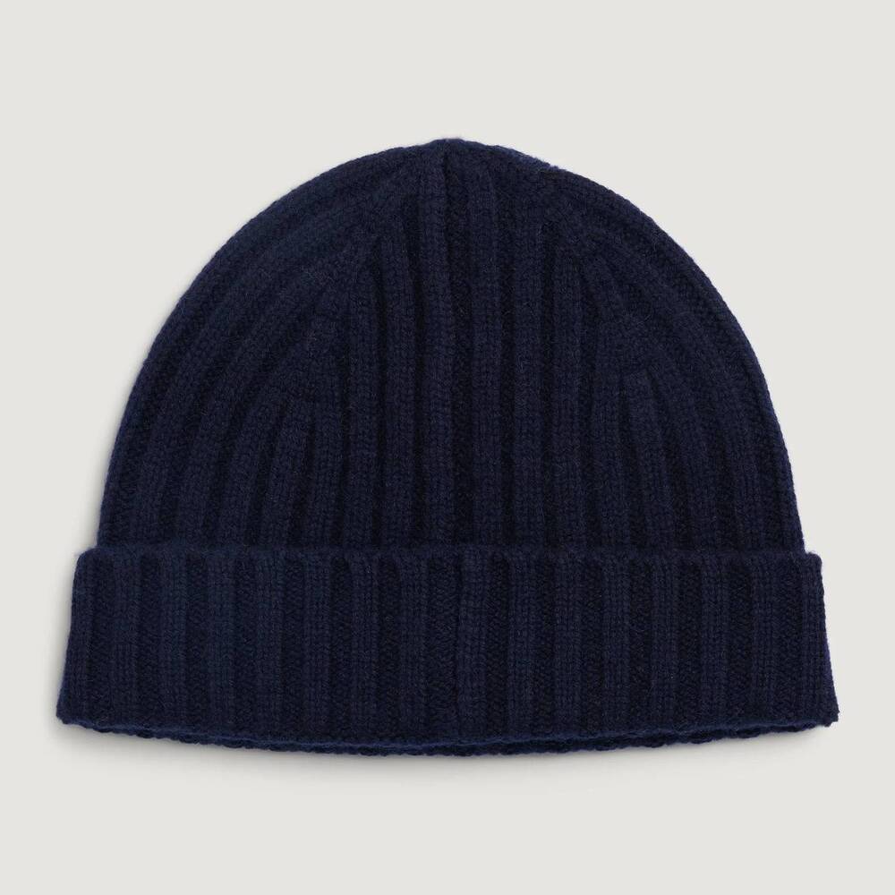 NEW MONEL unisex - ferro cashmere beanie in navy